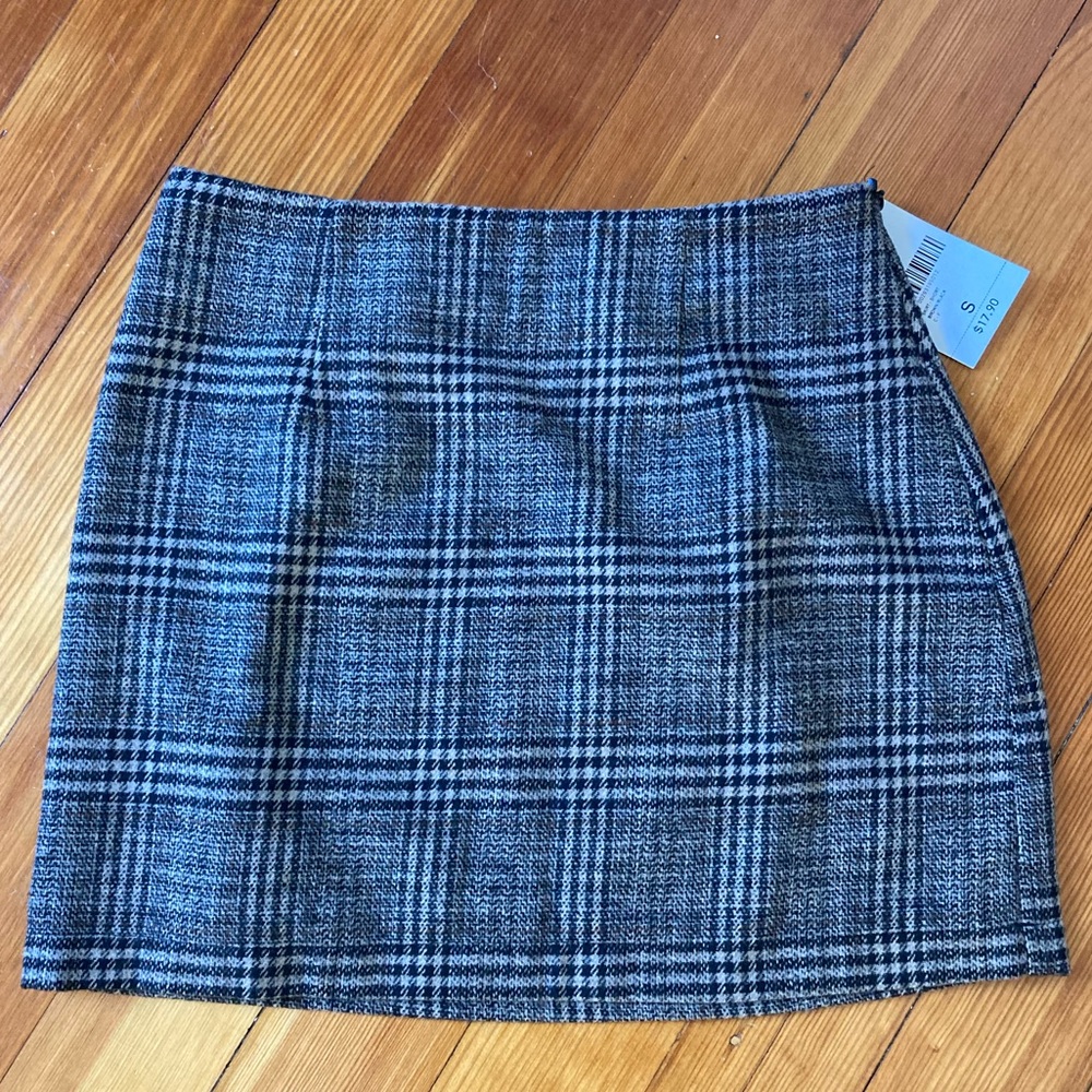 Forever21 Plaid Woven Mini Skirt